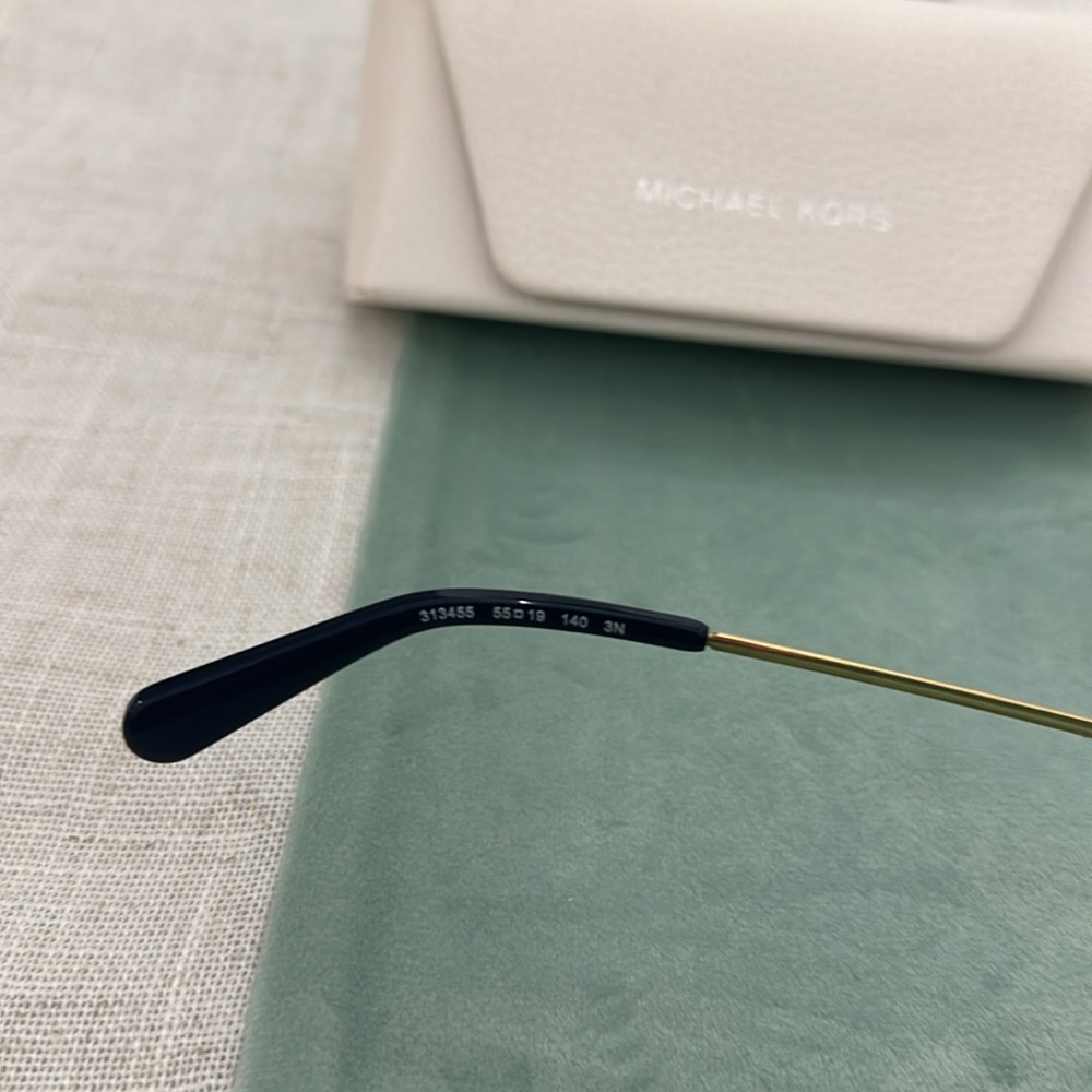 MK Blue Cateye Sunglasses - Picture 3 of 4